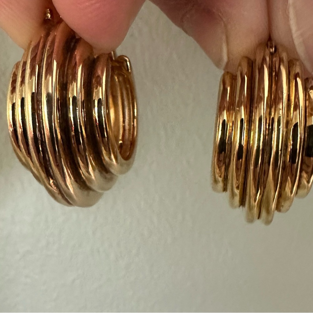 Missoma Elegant Gold Hoop Earrings